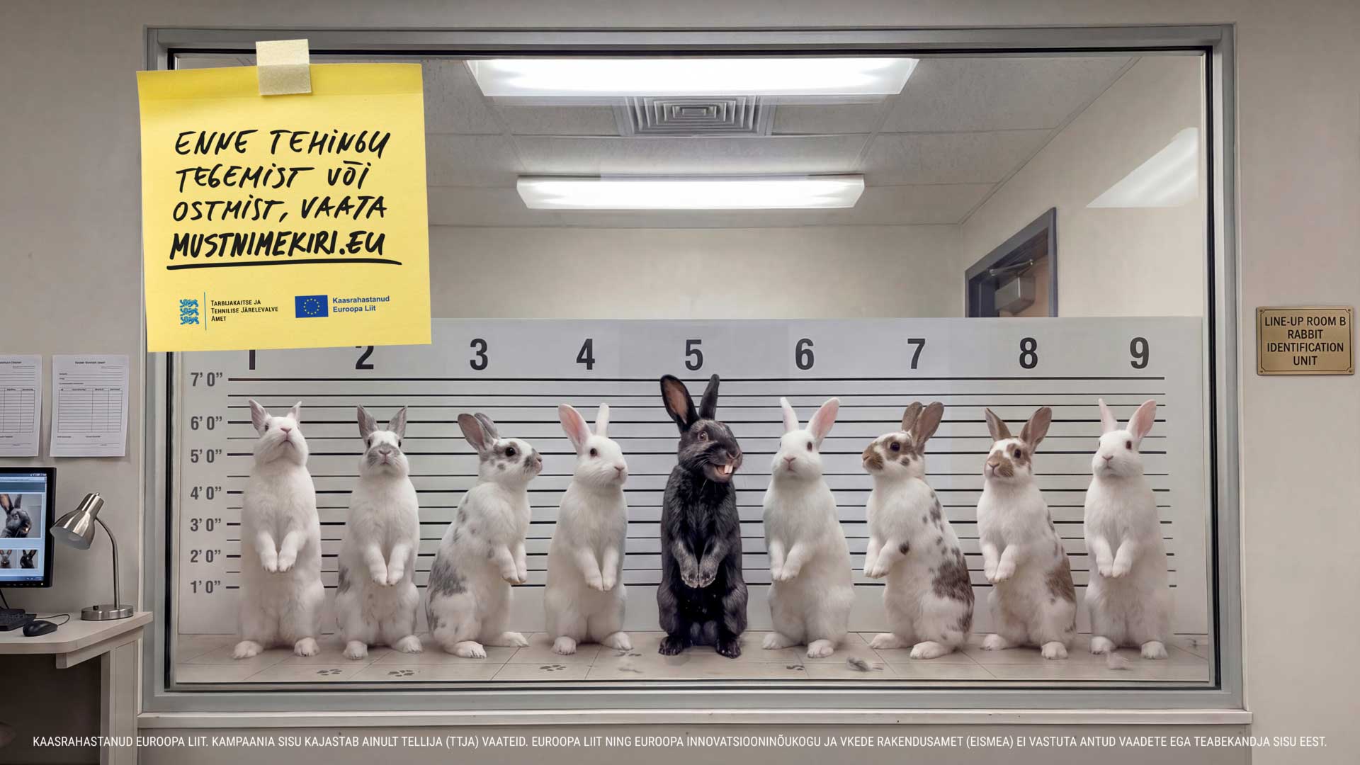 must nimekiri TTJA Tarbijakaitse ja Tehnilise Järelevalve Amet kampaania teavituskampaania